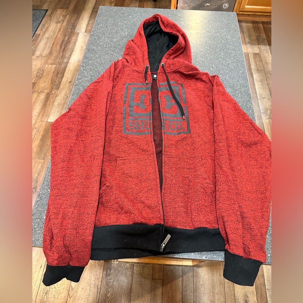 DC shoe co zip up hoodie XL